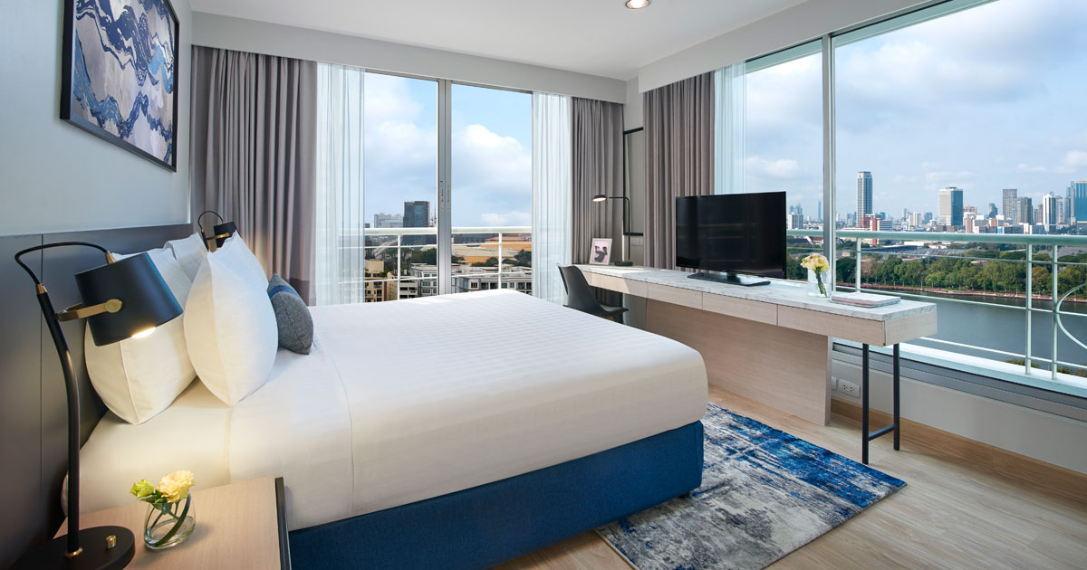 One Bedroom Lakeview Serviced Apartments for Longterm Stay in Asoke