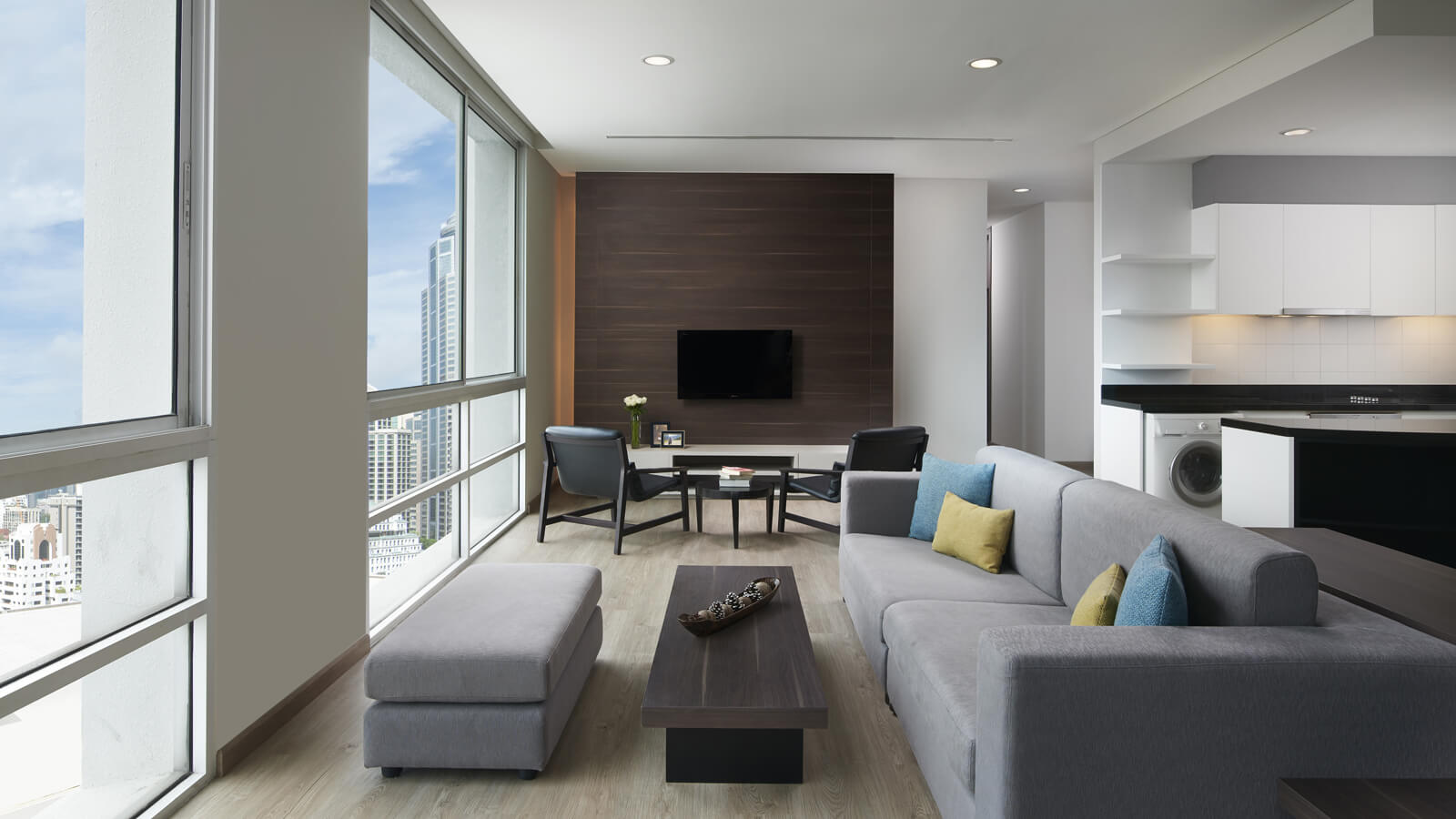 Three Bedroom Deluxe Terrace - Living Room